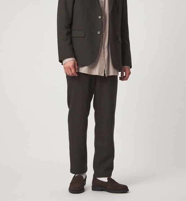 UNITED ARROWS green label relaxing「ウォッシャブル ホームスパン ナロー ユーティリティパンツ S2 -ストレッチ-」|その他|OLIVE