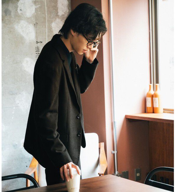 UNITED ARROWS green label relaxing「ウォッシャブル ホームスパン ナロー ジャケット -ストレッチ-」|テーラードジャケット|