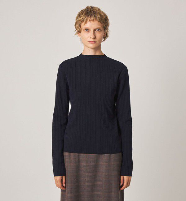 STEVEN ALAN「＜Steven Alan＞コットン カシミヤ ボトルネック ニット」|ニット・セーター|