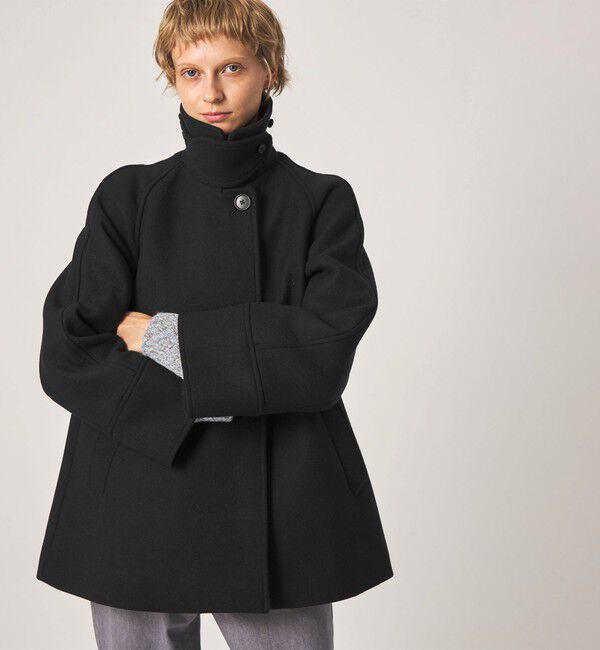 STEVEN ALAN「＜Steven Alan＞ウール カシミヤ テント ショートコート」|ステンカラーコート|