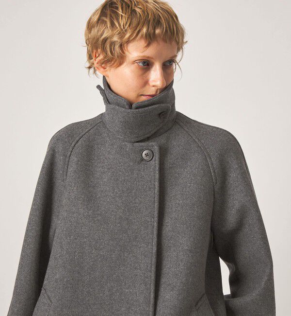 STEVEN ALAN「＜Steven Alan＞ウール カシミヤ テント ショートコート」|ステンカラーコート|