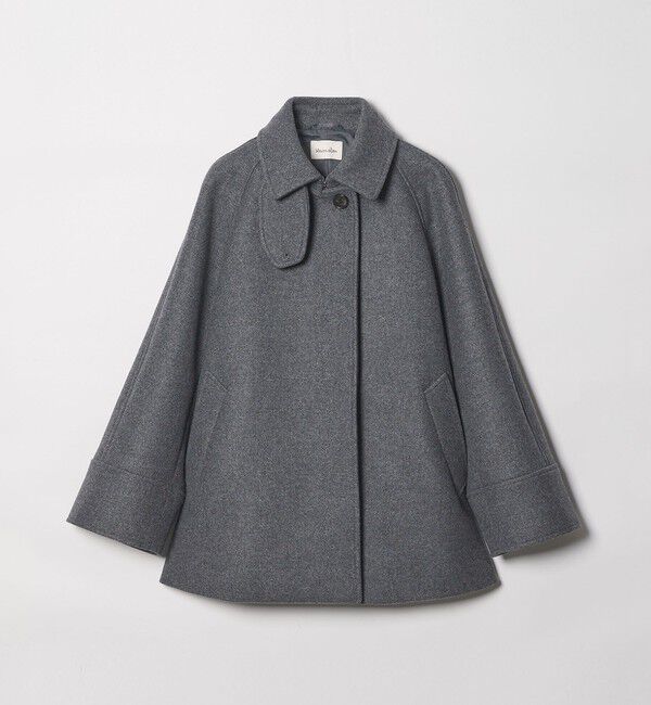 STEVEN ALAN「＜Steven Alan＞ウール カシミヤ テント ショートコート」|ステンカラーコート|