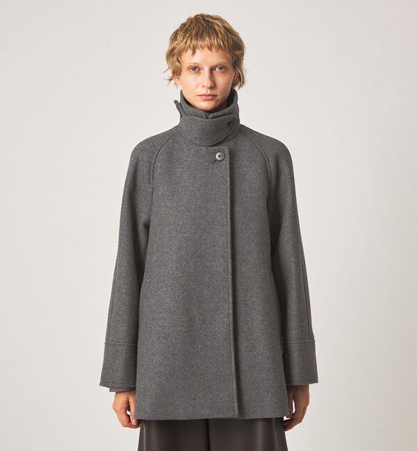 STEVEN ALAN「＜Steven Alan＞ウール カシミヤ テント ショートコート」|ステンカラーコート|