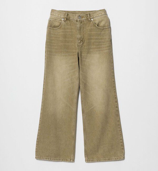 BEAUTY&YOUTH UNITED ARROWS「コットン デニム フレアパンツ」|デニム|OLIVE