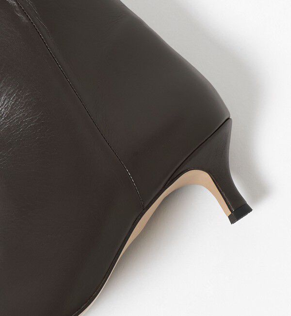 BEAUTY&YOUTH UNITED ARROWS「＜Arrum＞レザー ポインテッド ショートブーツ」|ロングブーツ|