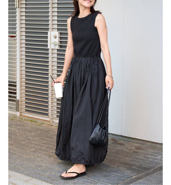 OUTDOOR PRODUCTS Usual Things「追加3 2WAYドッキングワンピース」|ワンピース|ブラック