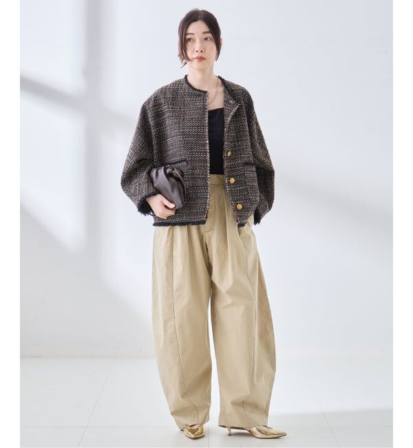 journal standard L'essage「GIOLICA TWEED ドルマンジャケット」|その他|