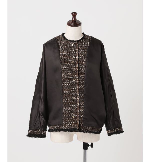 journal standard L'essage「GIOLICA TWEED ドルマンジャケット」|その他|