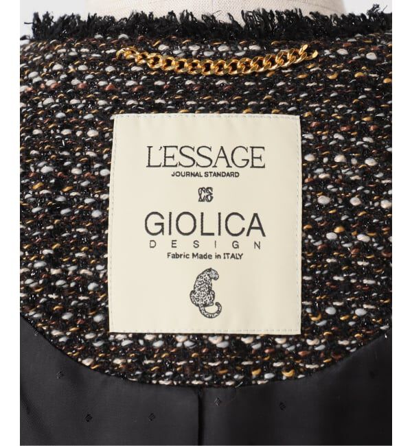 journal standard L'essage「GIOLICA TWEED ドルマンジャケット」|その他|