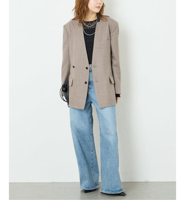 journal standard L'essage「Wサキソニーノーカラージャケット」|その他|