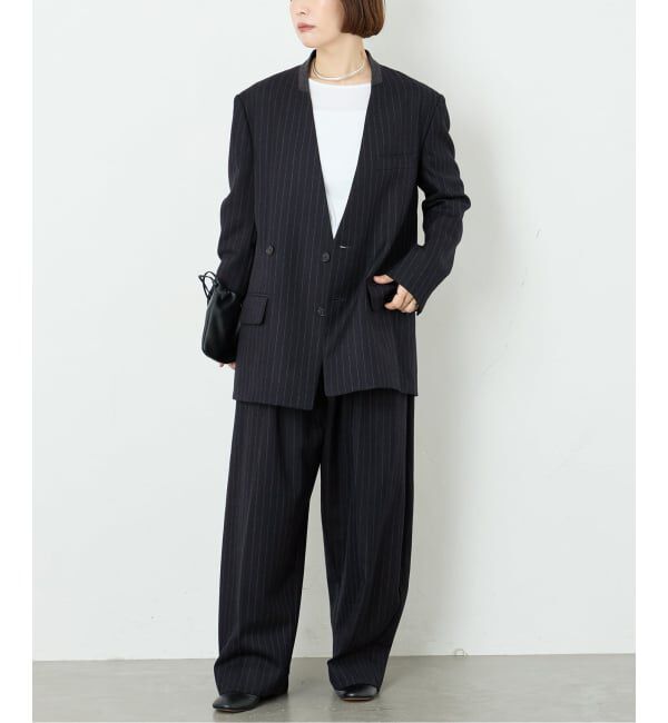 journal standard L'essage「Wサキソニーノーカラージャケット」|その他|