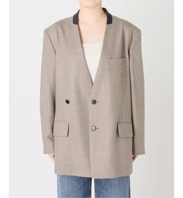 journal standard L'essage「Wサキソニーノーカラージャケット」|その他|