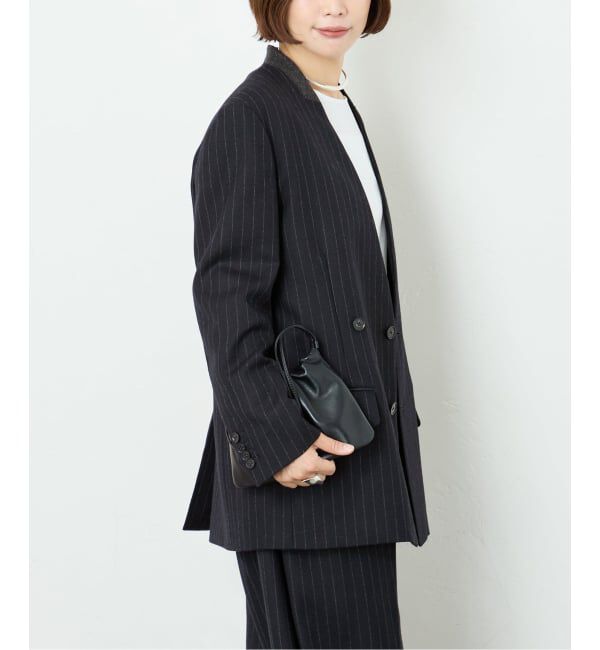 journal standard L'essage「Wサキソニーノーカラージャケット」|その他|