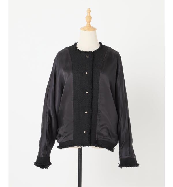 journal standard L'essage「《追加6》【金子綾さん着用】GIOLICA TWEED ドルマンジャケット」|その他|