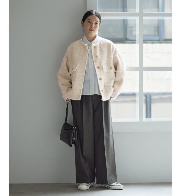 journal standard L'essage「【一部店舗＆WEB限定】GIOLICAツイードドルマンスリーブジャケット」|その他|