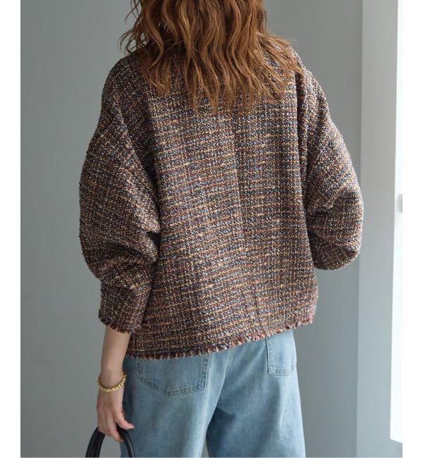 journal standard L'essage「【一部店舗＆WEB限定】GIOLICAツイードドルマンスリーブジャケット」|その他|