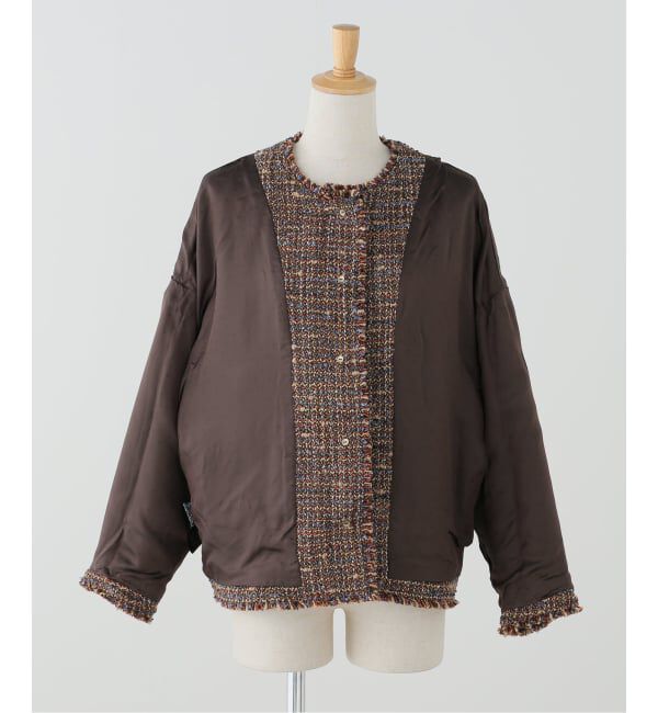 journal standard L'essage「【一部店舗＆WEB限定】GIOLICAツイードドルマンスリーブジャケット」|その他|