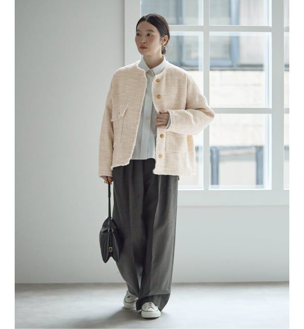 journal standard L'essage「【一部店舗＆WEB限定】GIOLICAツイードドルマンスリーブジャケット」|その他|