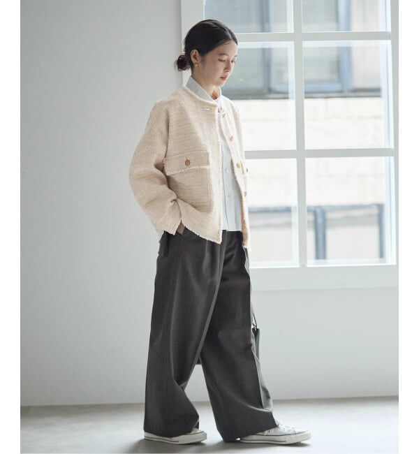 journal standard L'essage「【一部店舗＆WEB限定】GIOLICAツイードドルマンスリーブジャケット」|その他|