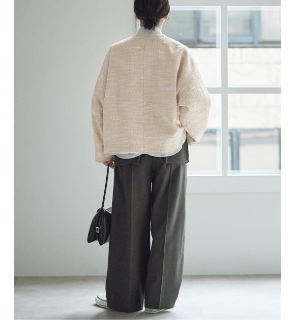 journal standard L'essage「【一部店舗＆WEB限定】GIOLICAツイードドルマンスリーブジャケット」|その他|