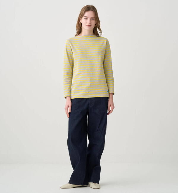ORCIVAL「ORCIVAL | コットンロード ボートネック フレンチバスクTシャツ WOMEN」|Tシャツ・カットソー|