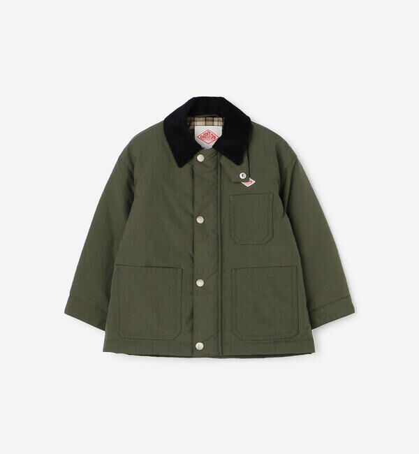 DANTON「DANTON | キッズ 中綿 ナイロン カバーオールジャケット」|その他|OLIVE