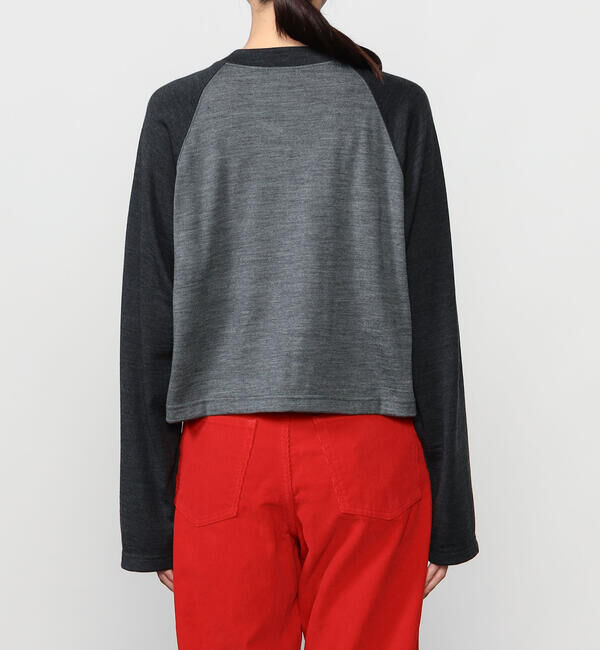  「alvana |〈別注〉ウール天竺 ベースボールTシャツ WOMEN」|Tシャツ・カットソー|