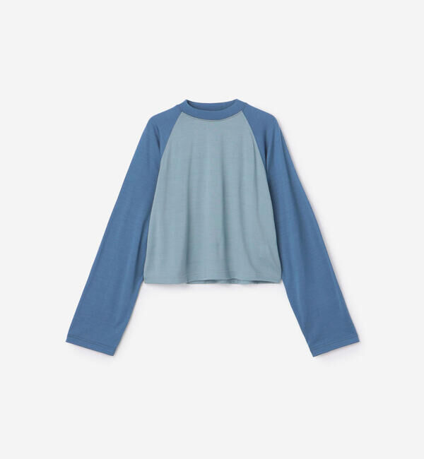  「alvana |〈別注〉ウール天竺 ベースボールTシャツ WOMEN」|Tシャツ・カットソー|