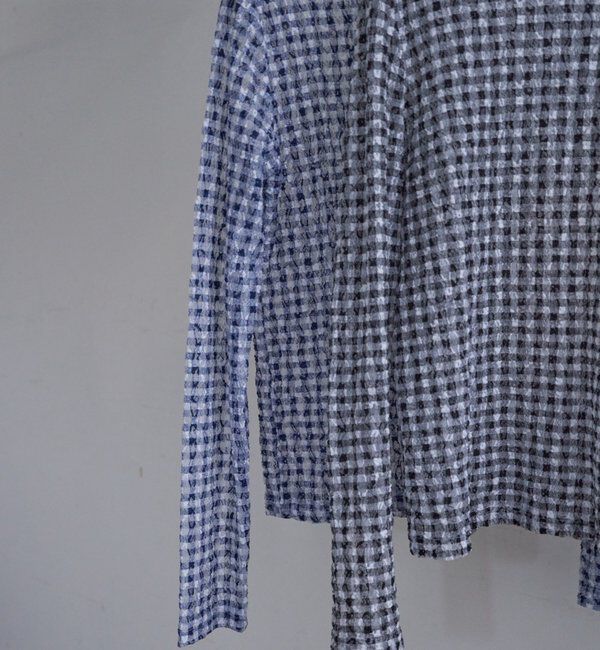 「レースチェックプルオーバー」|Tシャツ・カットソー|