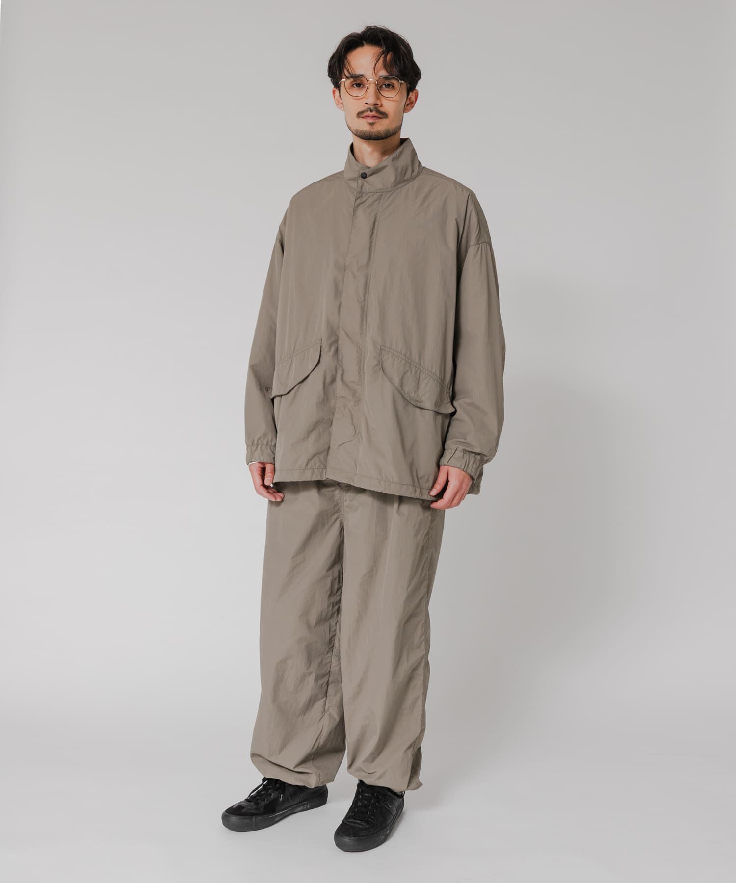 URBAN RESEARCH「NYLON WIDE EASY PANTS」|その他|グレー系その他