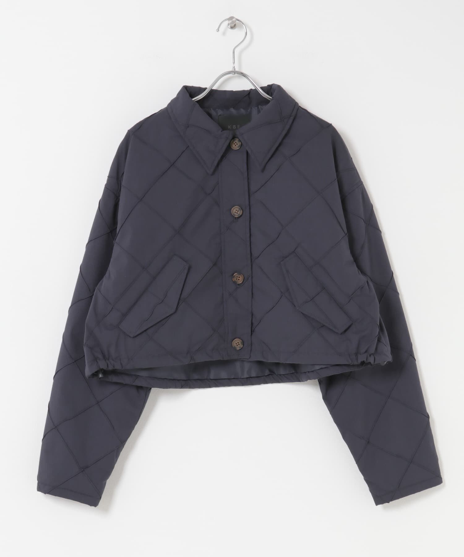  「キルティングシャツブルゾン」|ダウン|