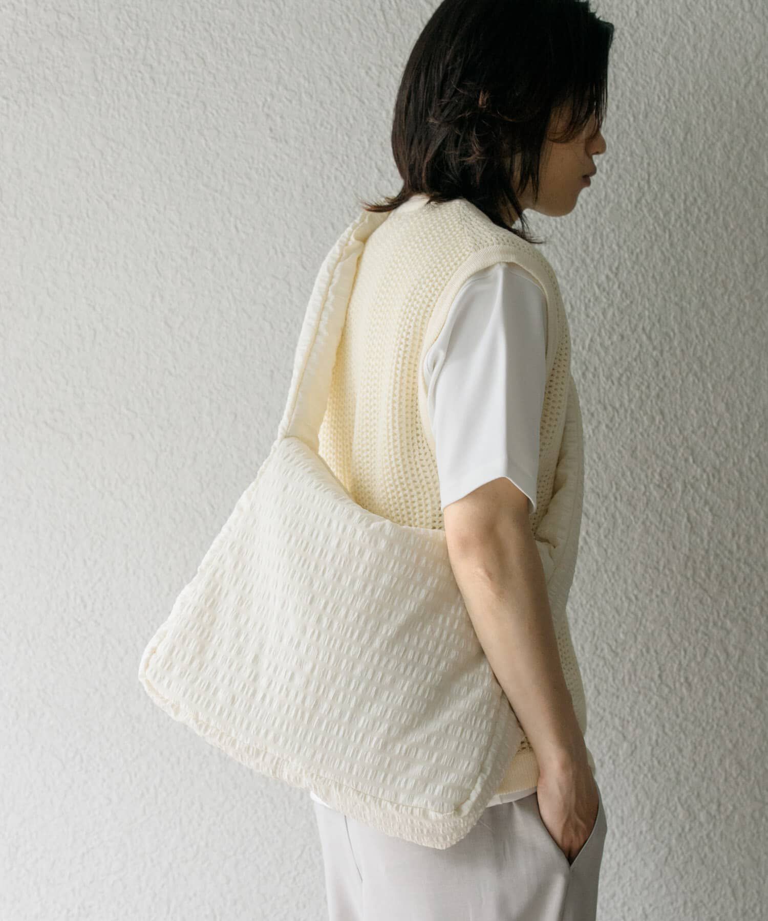 SENSE OF PLACE by URBAN RESEARCH「パデッドビッグショルダーA」|ショルダー・メッセンジャー|