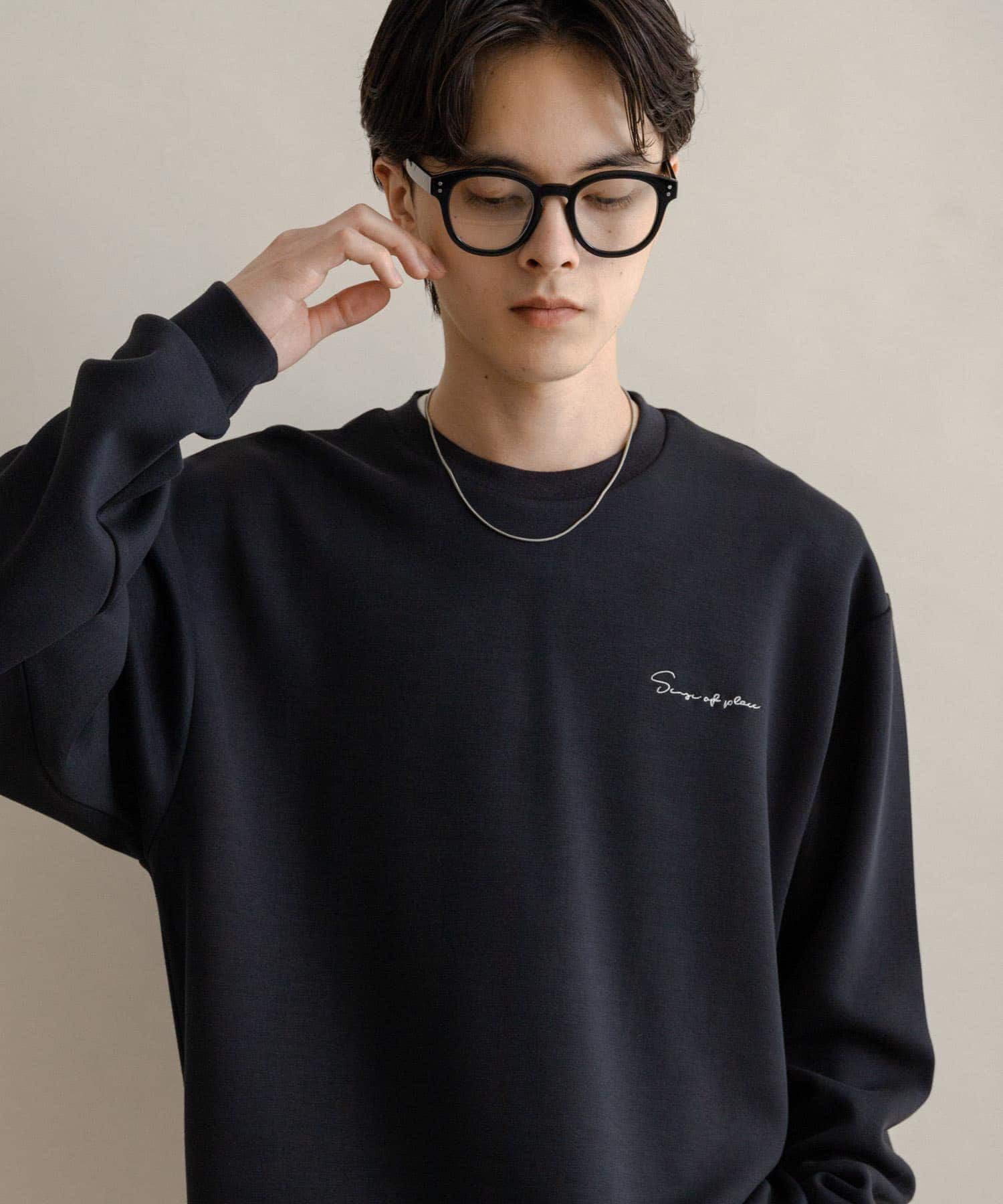 SENSE OF PLACE by URBAN RESEARCH「『一部WEB限定カラー』シシュウダンボールポンチロングTシャツ」|Tシャツ・カットソー|
