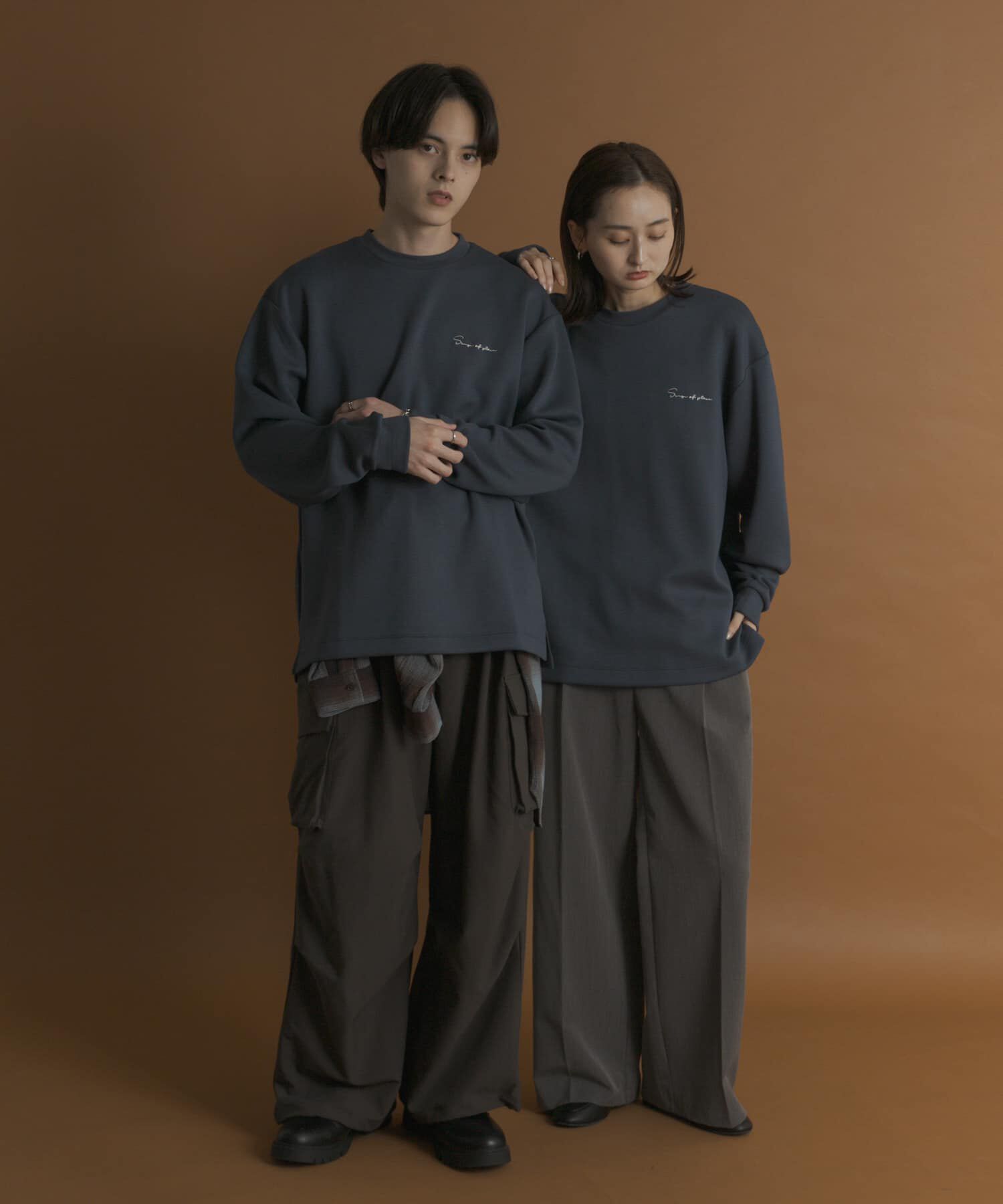 SENSE OF PLACE by URBAN RESEARCH「『一部WEB限定カラー』シシュウダンボールポンチロングTシャツ」|Tシャツ・カットソー|