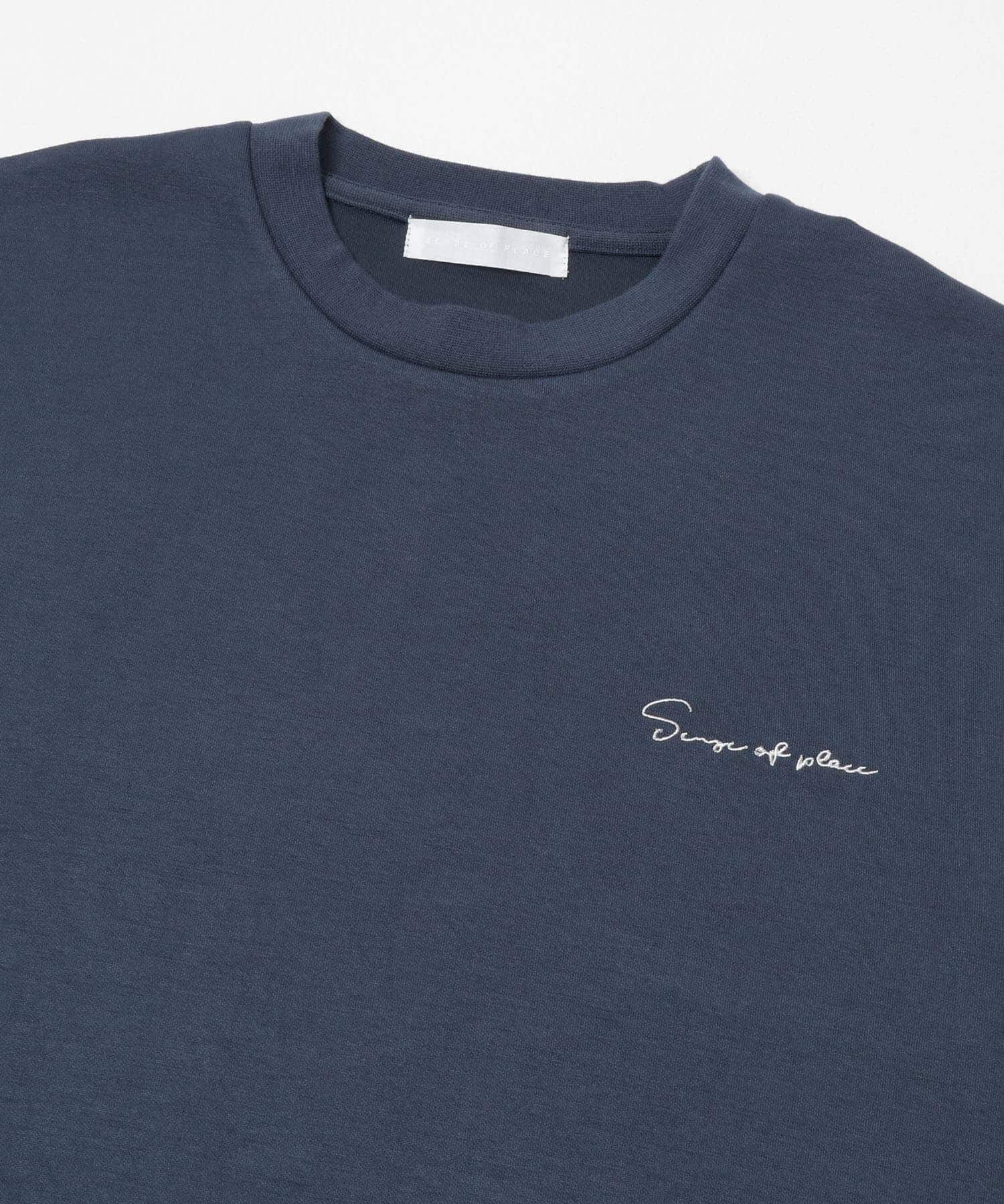 SENSE OF PLACE by URBAN RESEARCH「『一部WEB限定カラー』シシュウダンボールポンチロングTシャツ」|Tシャツ・カットソー|