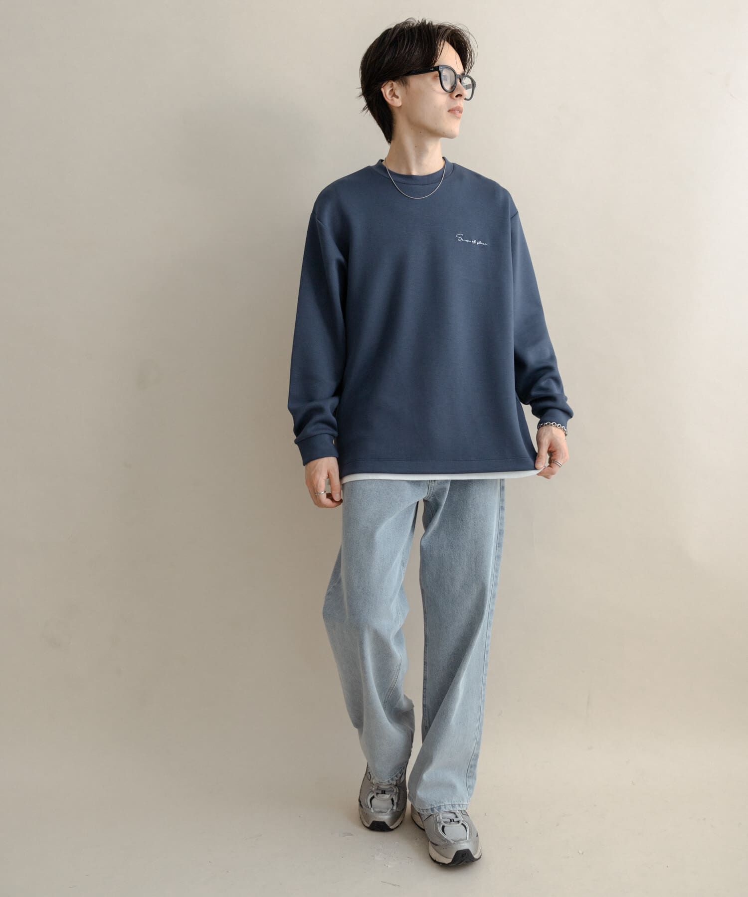 SENSE OF PLACE by URBAN RESEARCH「『一部WEB限定カラー』シシュウダンボールポンチロングTシャツ」|Tシャツ・カットソー|