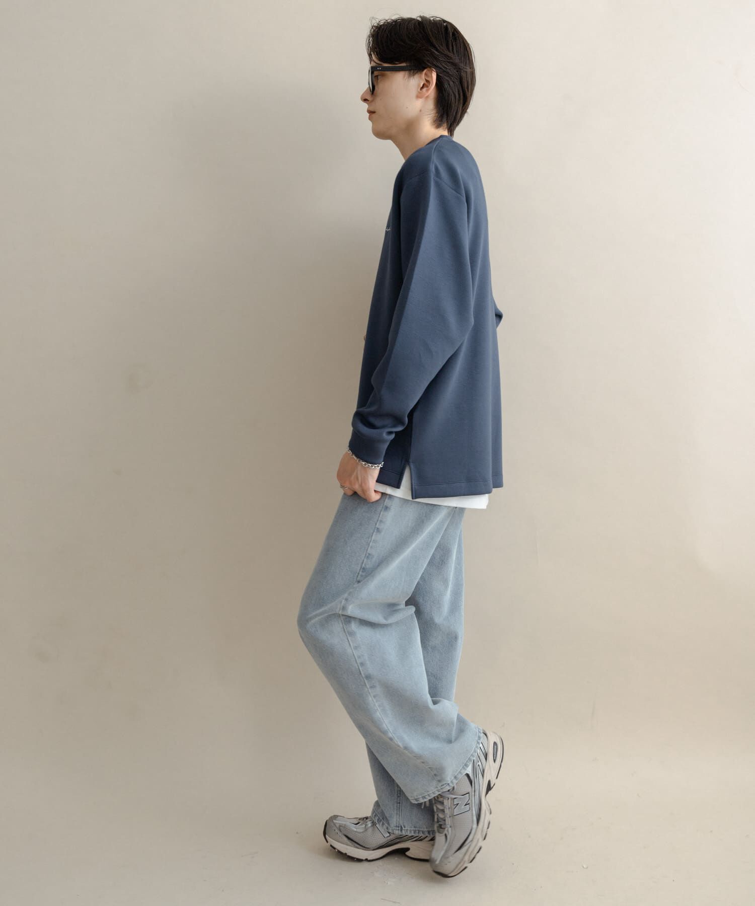 SENSE OF PLACE by URBAN RESEARCH「『一部WEB限定カラー』シシュウダンボールポンチロングTシャツ」|Tシャツ・カットソー|