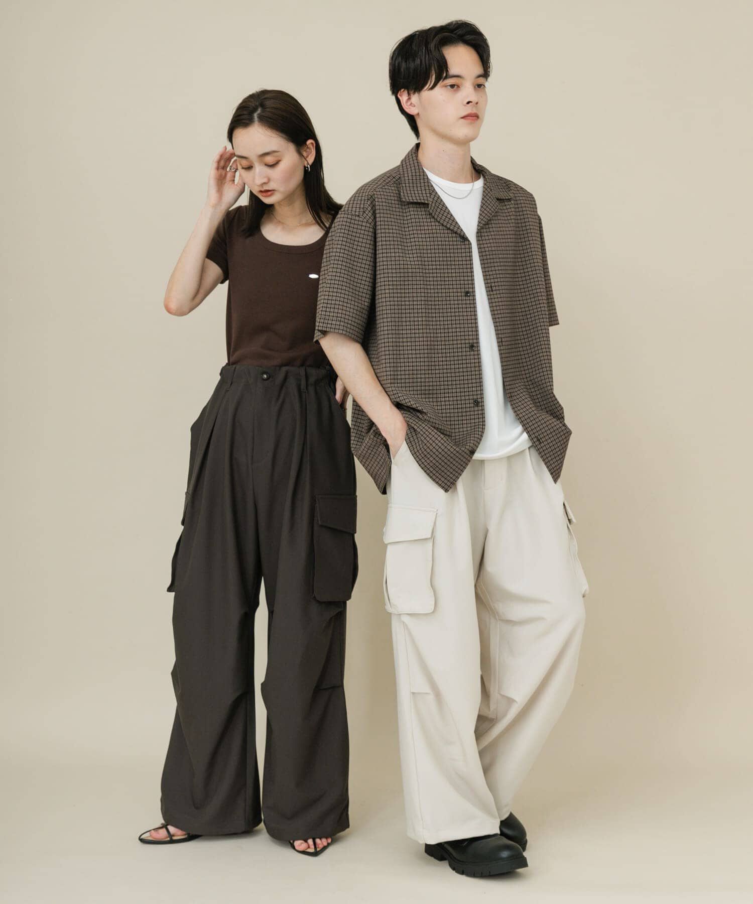 SENSE OF PLACE by URBAN RESEARCH「『ユニセックス』ワイドカーゴパンツ」|その他|