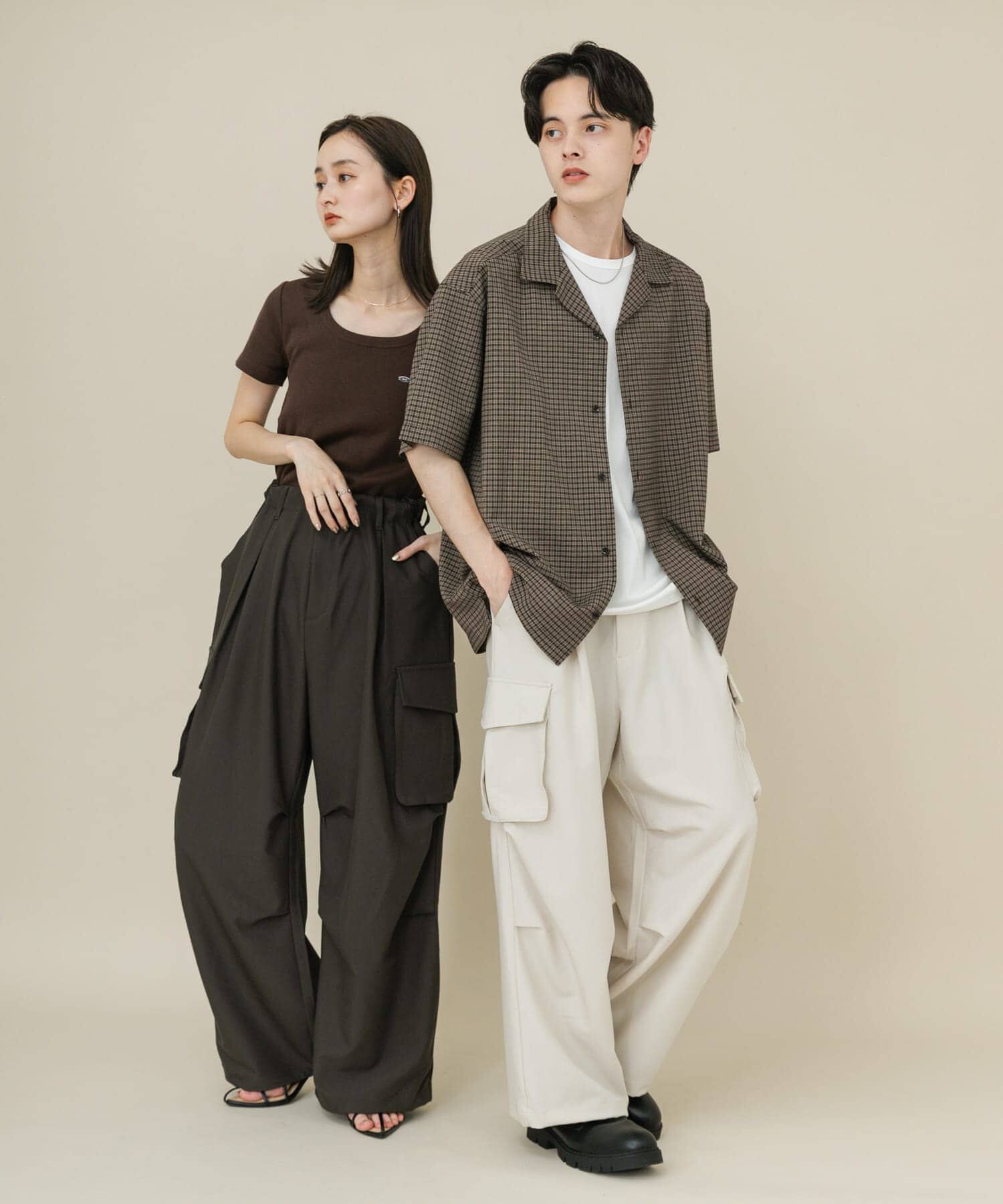 SENSE OF PLACE by URBAN RESEARCH「『ユニセックス』ワイドカーゴパンツ」|その他|