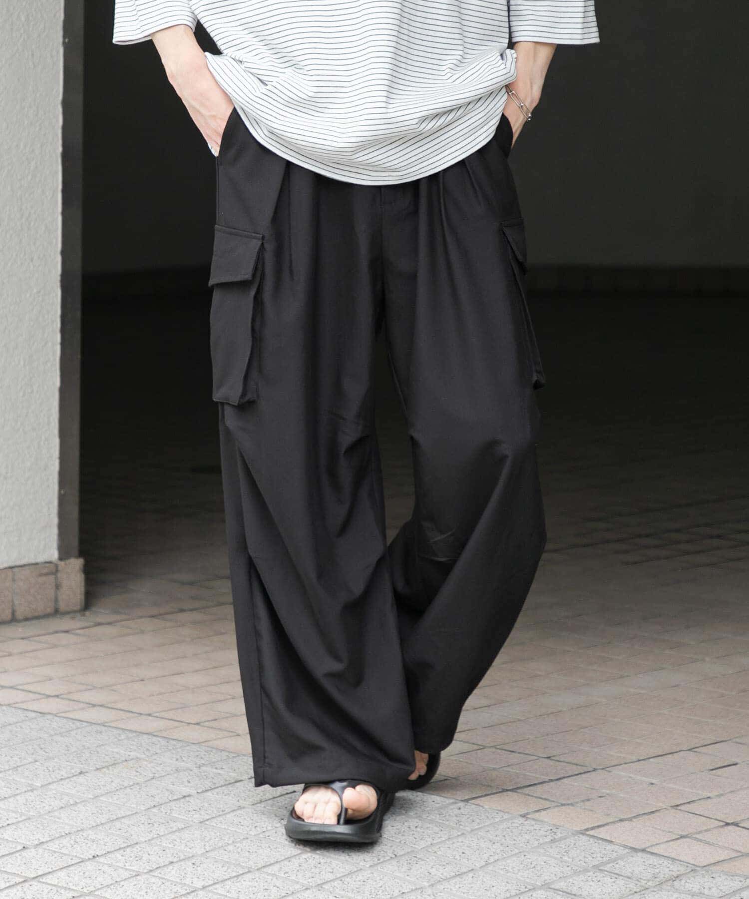 SENSE OF PLACE by URBAN RESEARCH「『ユニセックス』ワイドカーゴパンツ」|その他|