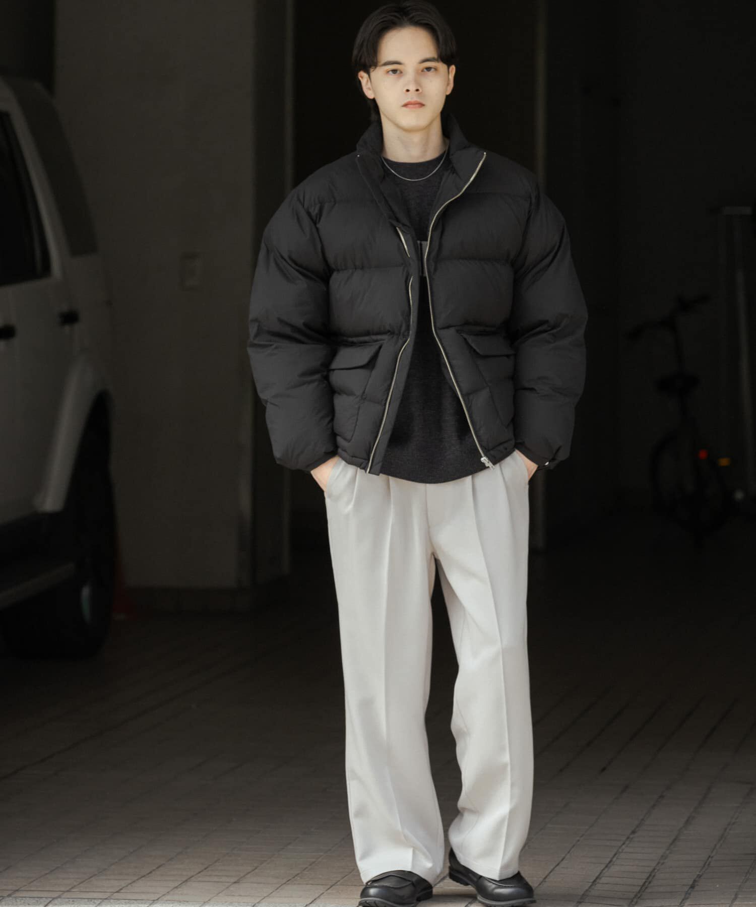 SENSE OF PLACE by URBAN RESEARCH「ウールライクダブルタックワイドパンツ」|その他|