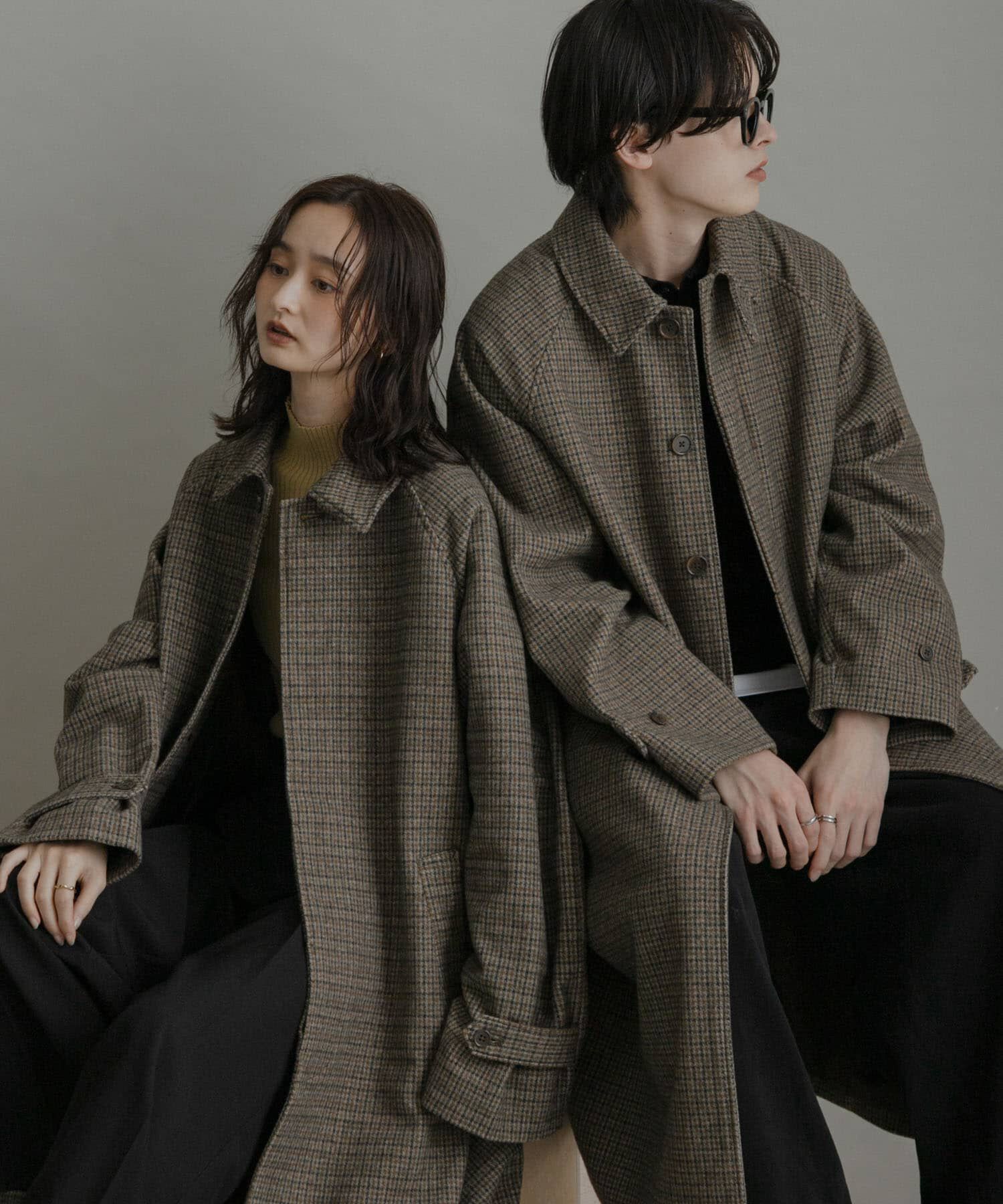 SENSE OF PLACE by URBAN RESEARCH「『ユニセックス』バルマカーンルーズコート」|ノーカラーコート|