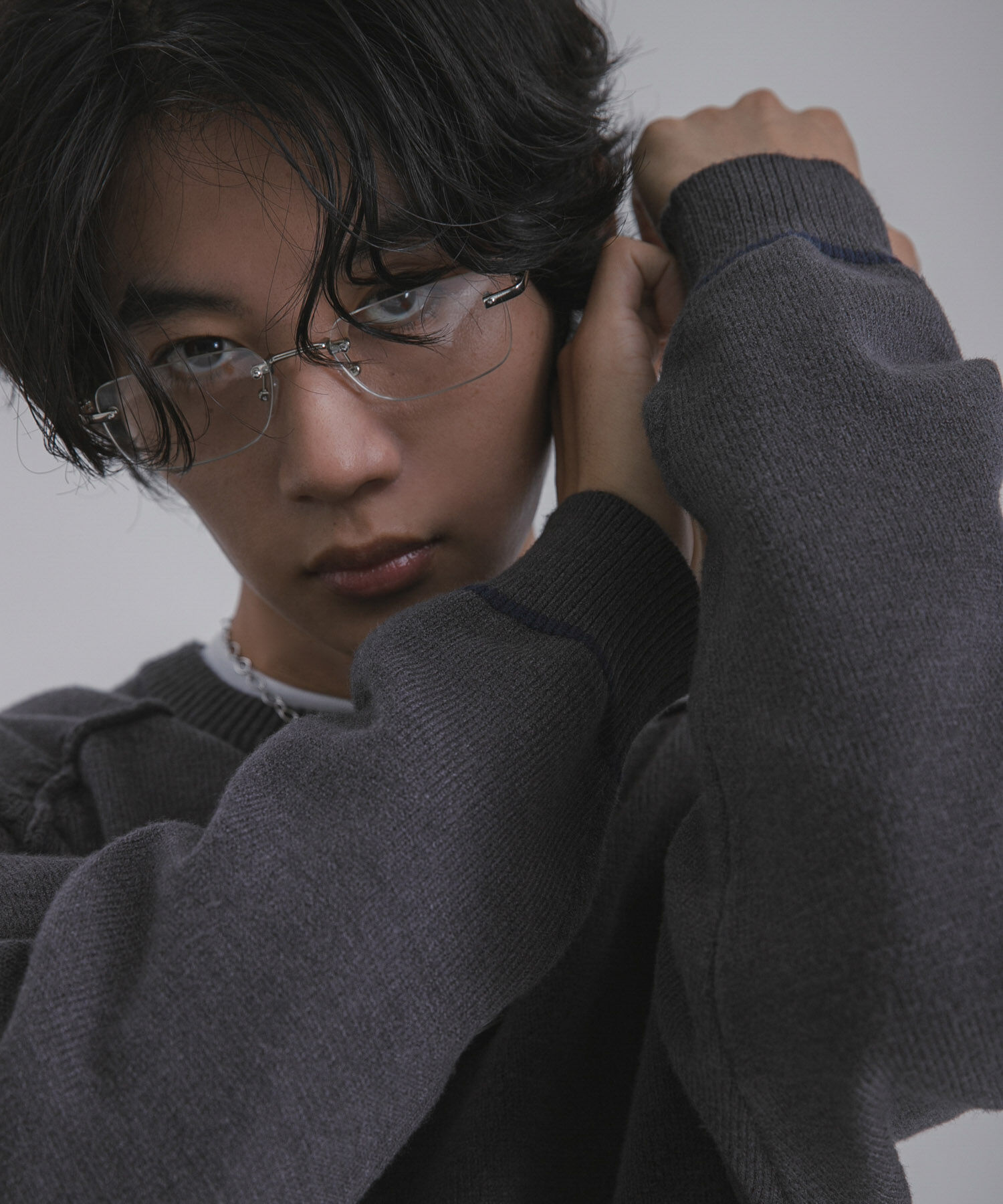 SENSE OF PLACE by URBAN RESEARCH「『一部WEB限定ｶﾗｰ』『洗濯可/毛玉防止』ｽﾄﾚｯﾁﾊｲｼｮｸﾗｲﾝﾆ」|ニット・セーター|