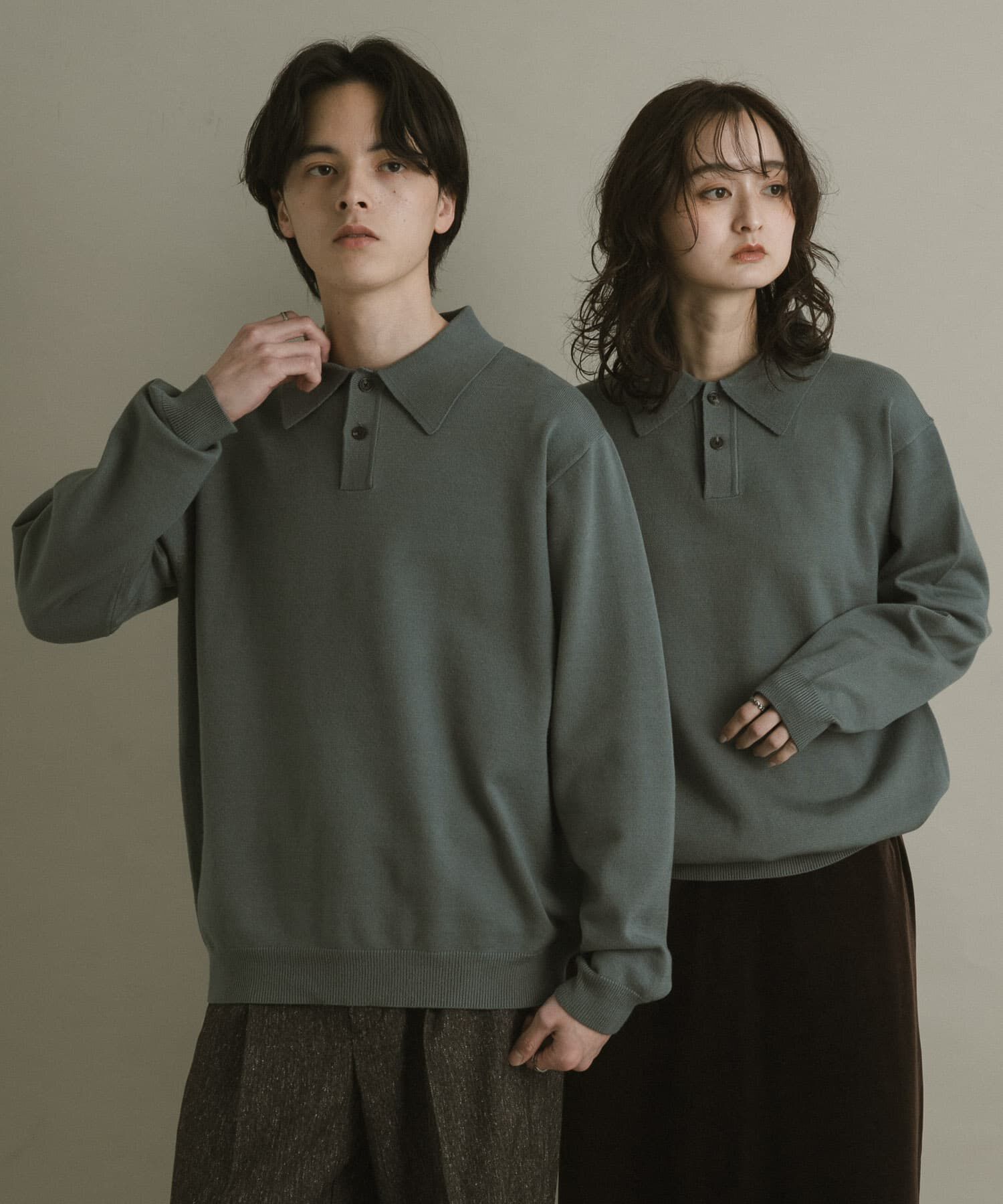 SENSE OF PLACE by URBAN RESEARCH「『一部WEB限定カラー』『洗濯可/毛玉防止』ストレッチニットポロシャツ」|ニット・セーター|
