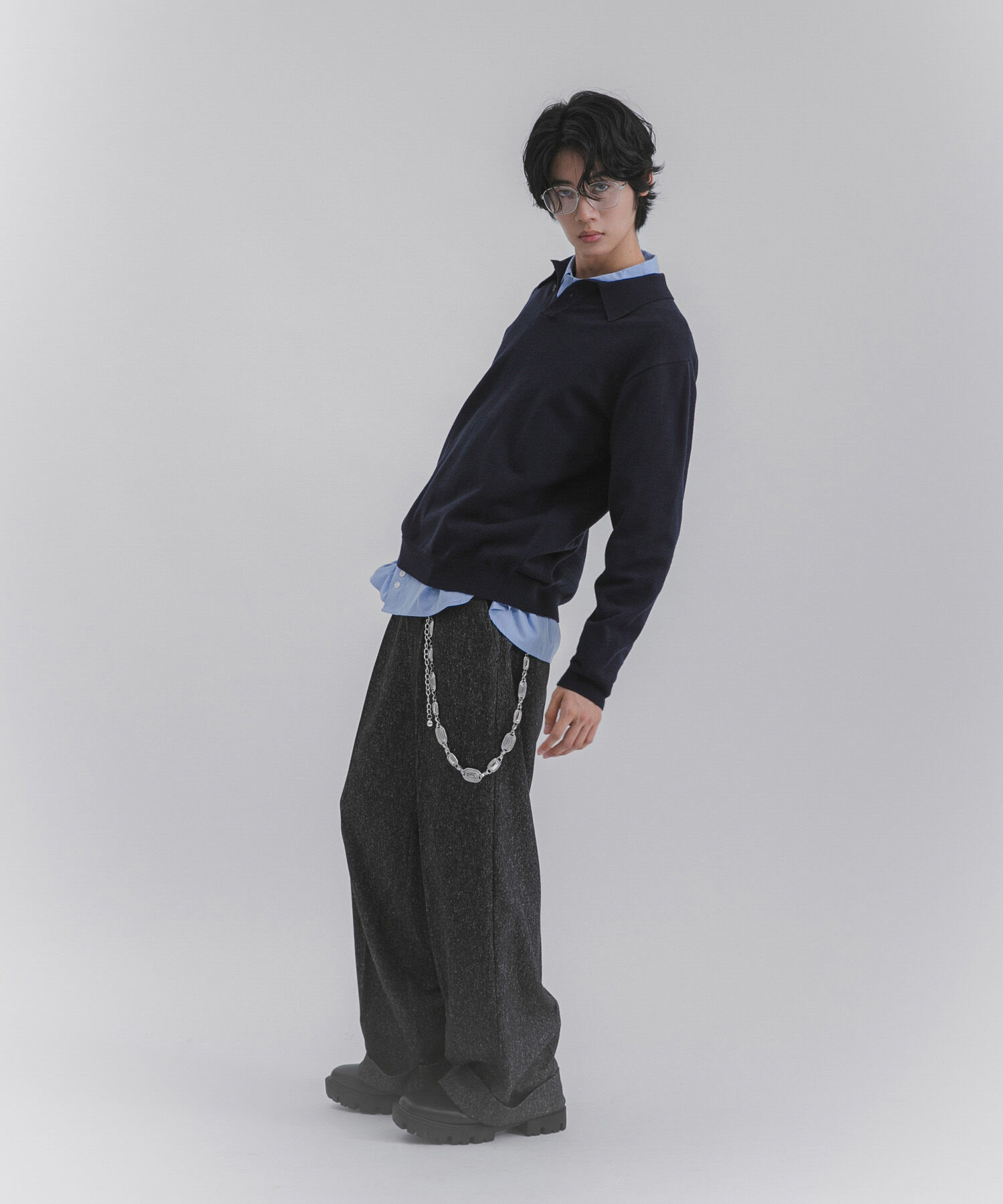 SENSE OF PLACE by URBAN RESEARCH「『一部WEB限定カラー』『洗濯可/毛玉防止』ストレッチニットポロシャツ」|ニット・セーター|