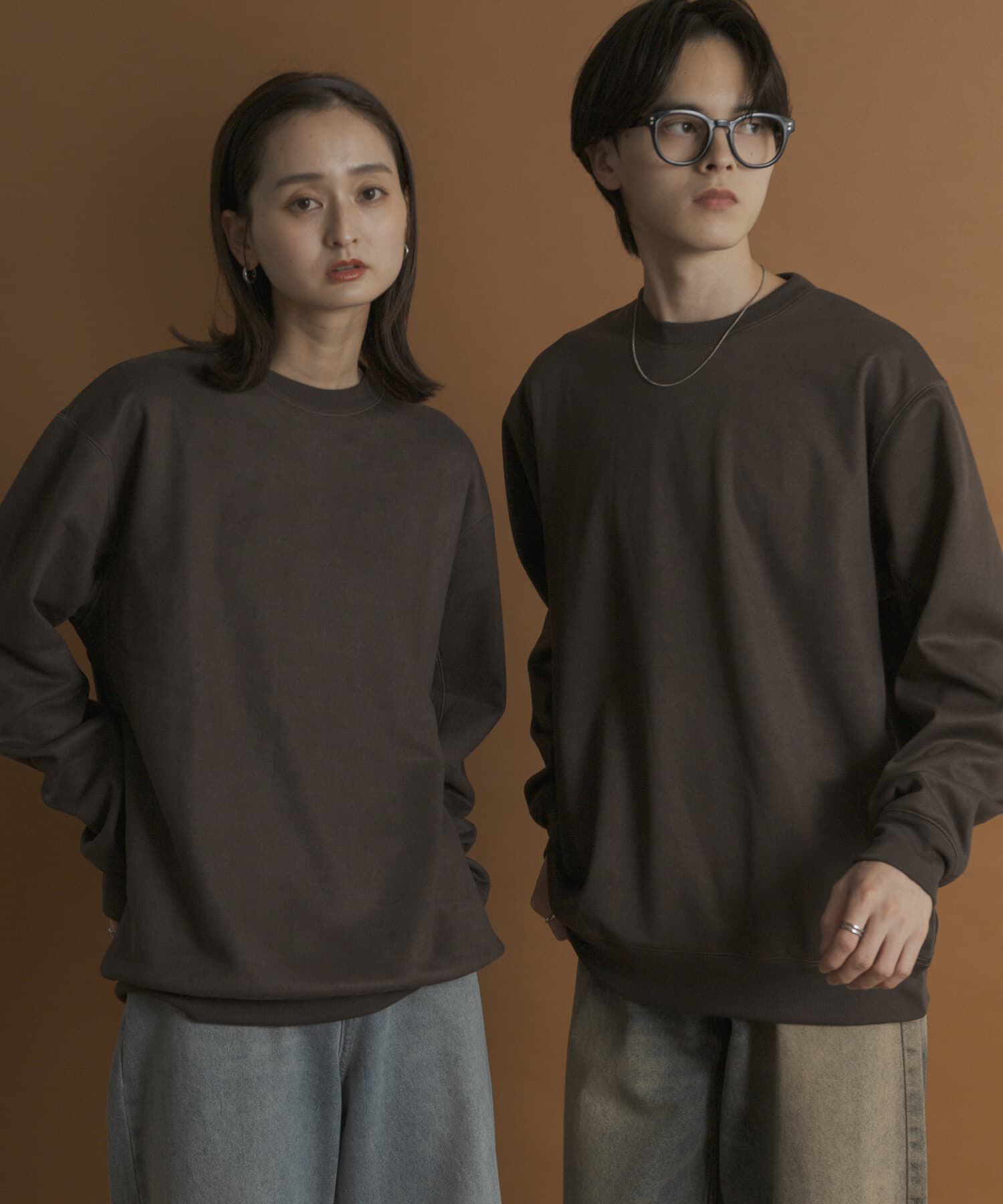 SENSE OF PLACE by URBAN RESEARCH「フェイクスエードクルーネックスウェット」|スウェット・ジャージ|