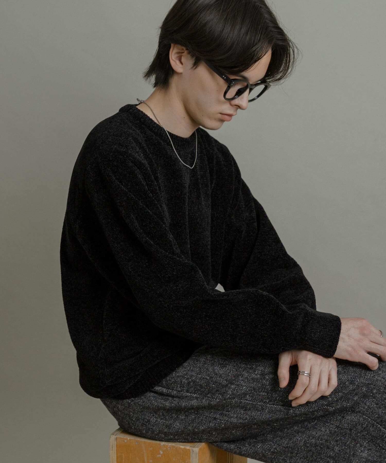 SENSE OF PLACE by URBAN RESEARCH「『洗濯可』モールニットプルオーバー」|ニット・セーター|