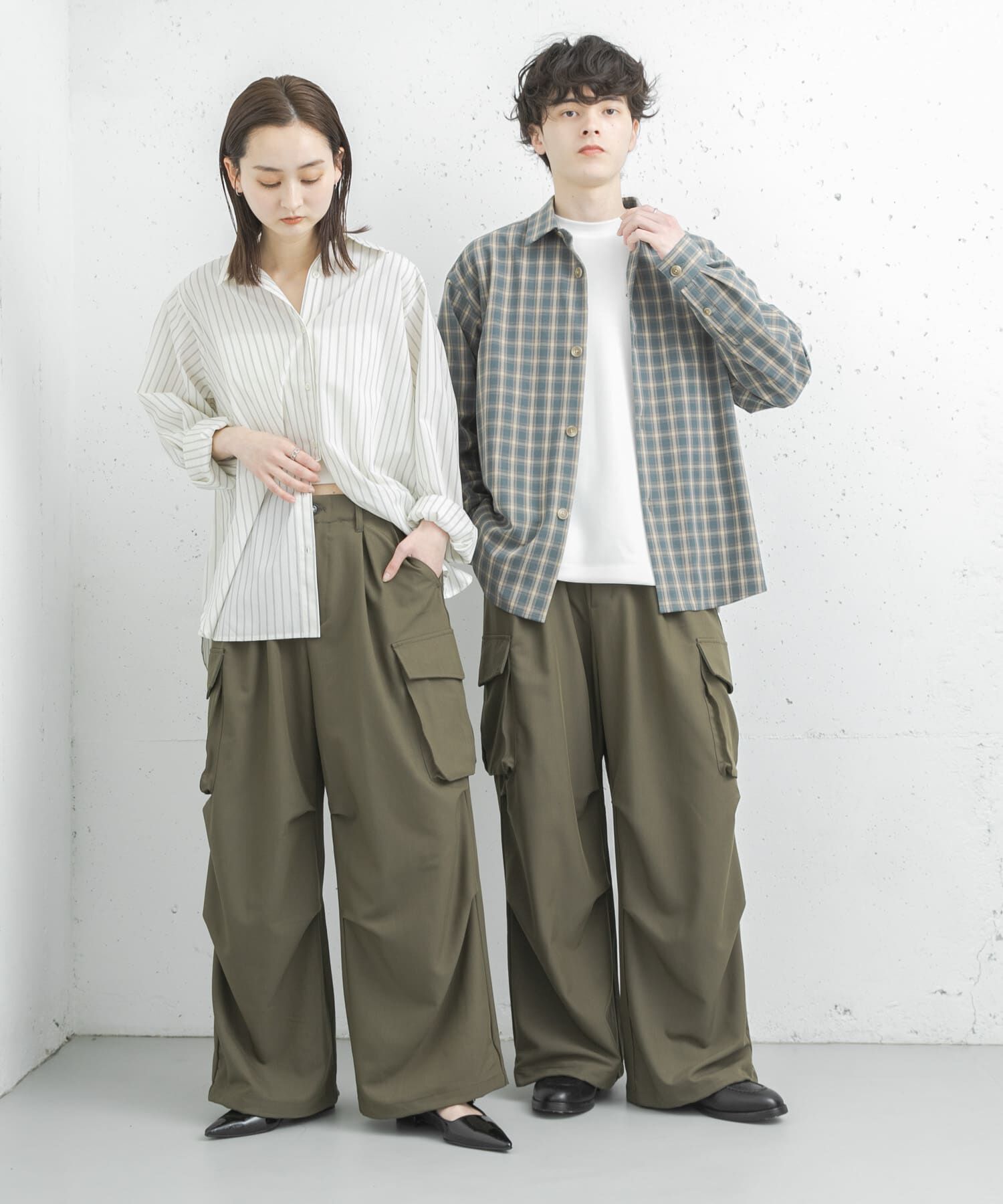 SENSE OF PLACE by URBAN RESEARCH「『ユニセックス』ワイドカーゴパンツ」|その他|