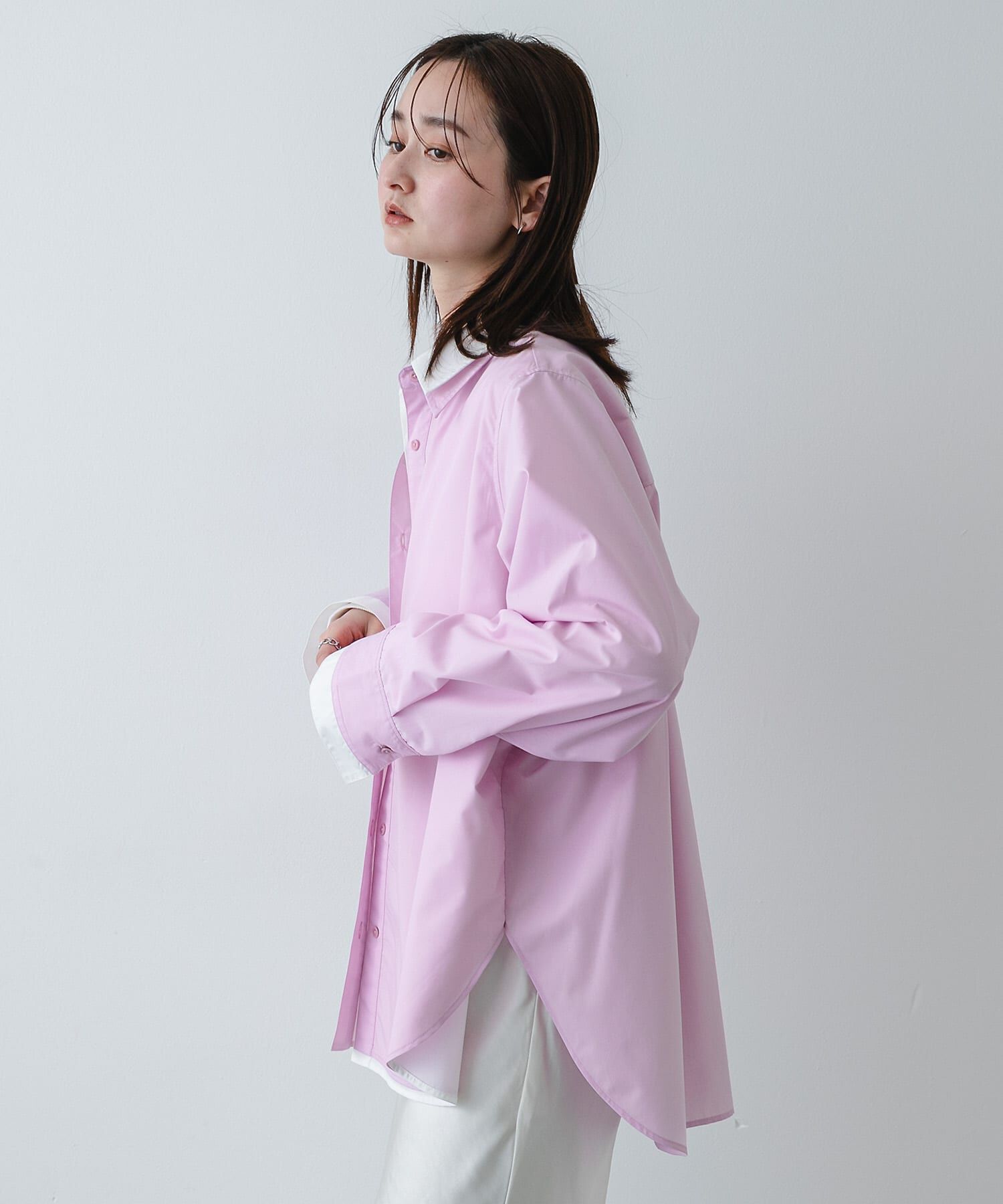 SENSE OF PLACE by URBAN RESEARCH「『WEB限定』フェイクレイヤードルーズシャツ」|シャツ・ブラウス|