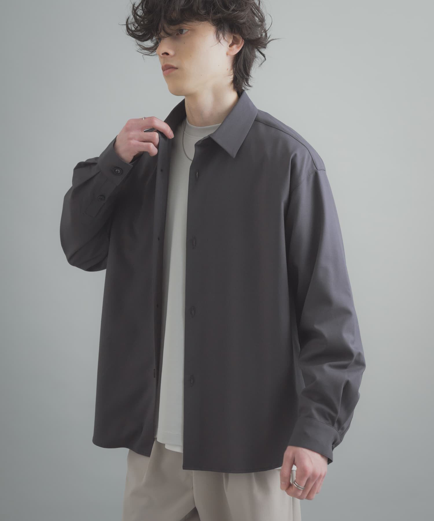 SENSE OF PLACE by URBAN RESEARCH「『ユニセックス』『イージーケア』カラールーズシャツ」|シャツ・ブラウス|